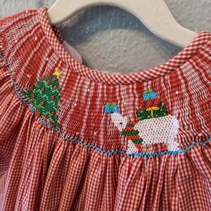 Girls Hand Smocked Bishop Dress